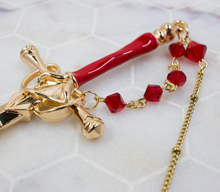 Red Hair Sword Detail