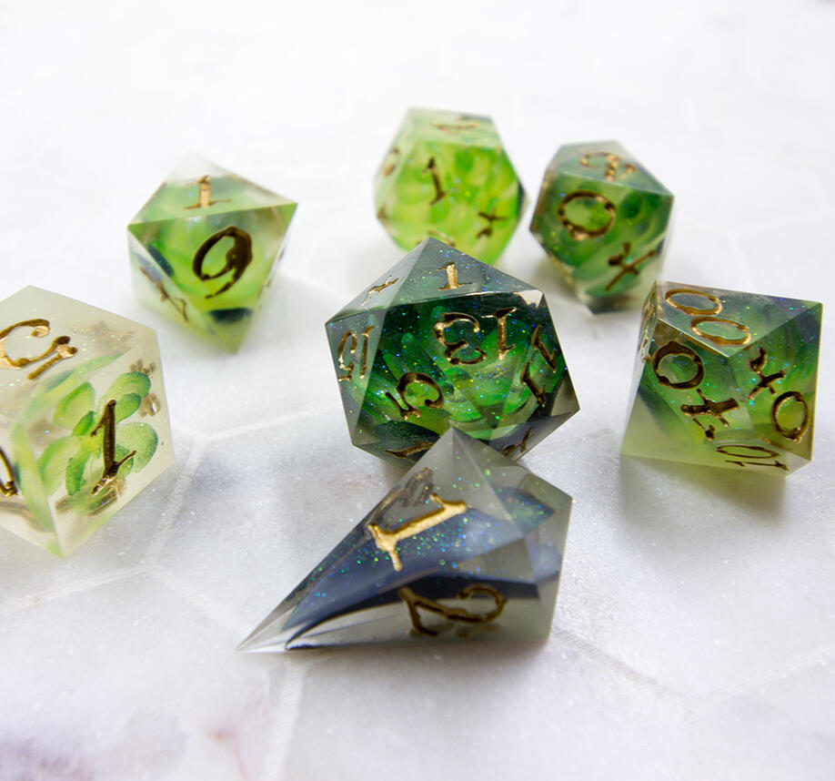 Gilded Garden Dice Set