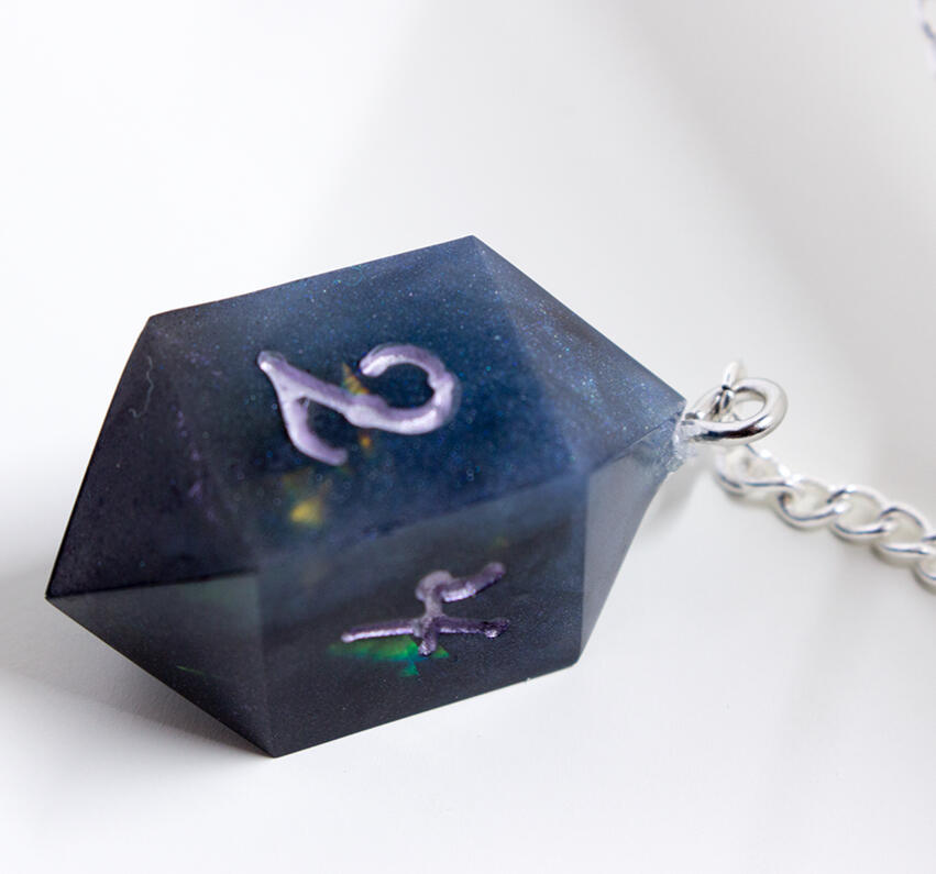 Galaxy D4 Dice Necklace