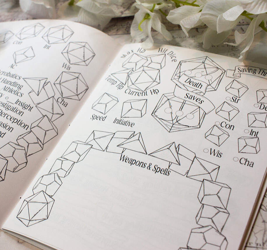 Handbound Dice Character Interior